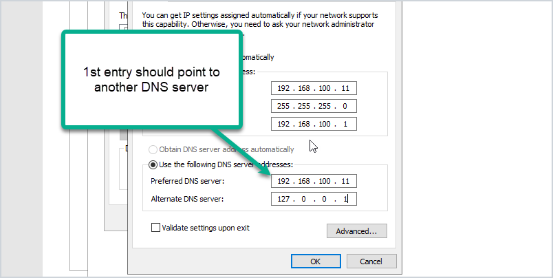 Ensure that the Windows 7 client has correct DNS server settings.
Check the DNS configuration and make sure it resolves the domain controller's IP address correctly.