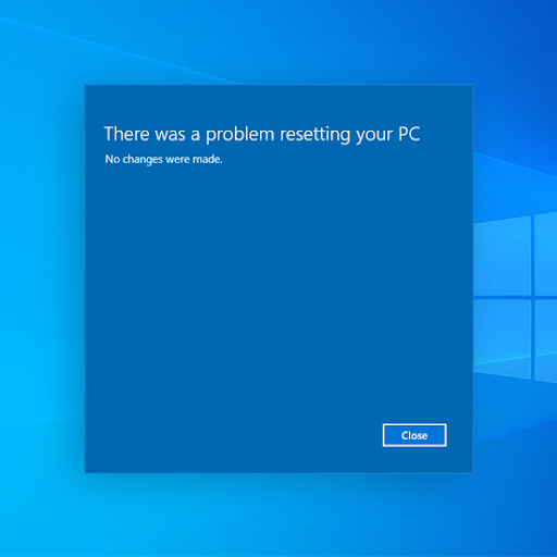 Wait for the reset to complete.
Restart your computer and check if the error is resolved.