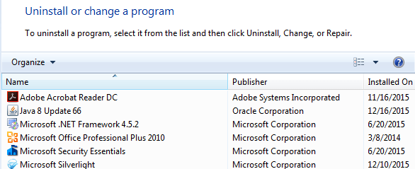 Click on Uninstall a program under the Programs section.
Select the program you suspect to be causing the black screen issue and click Uninstall.