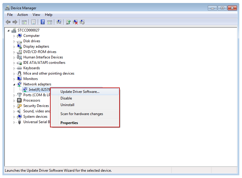 Press Windows + X and select Device Manager.
Expand the Network adapters category.